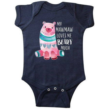 Inktastic My Mawmaw Loves Me Beary Much with Cute Bear Gift Baby Boy or Baby Girl Bodysuit
Inktastic My Mawmaw Loves Me Beary Much with Cute Bear Gift Baby Boy or Baby Girl Bodysuit