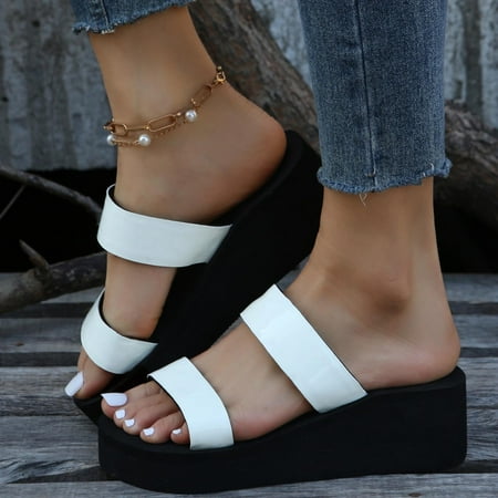 Womens Spring Trends!AXXD Ladies Slippers Round Toe Wedge Heel Slippers Sandals For Youth New Arrival Size 6.5
Womens Spring Trends!AXXD Ladies Slippers Round Toe Wedge Heel Slippers Sandals For Youth New Arrival Size 6.5