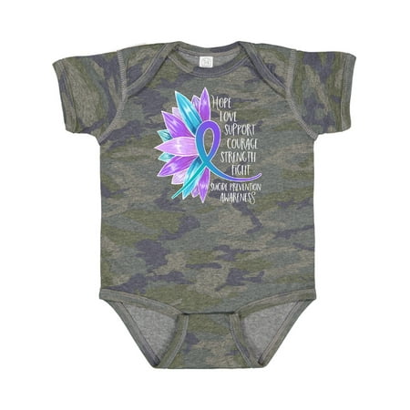 Inktastic Suicide Prevention Awareness Purple Teal Sunflower Ribbon Gift Baby Boy or Baby Girl Bodysuit
Inktastic Suicide Prevention Awareness Purple Teal Sunflower Ribbon Gift Baby Boy or Baby Girl Bodysuit