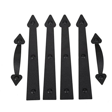 Manfiter Magnetic Decorative Garage Door Faux Hinges Handles Hardware Kit Black
Manfiter Magnetic Decorative Garage Door Faux Hinges Handles Hardware Kit Black