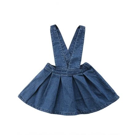 Wallarenear Little Girls Casual Denim Dress Blue Sleeveless Lapel Button Dresses with Pockets
Wallarenear Little Girls Casual Denim Dress Blue Sleeveless Lapel Button Dresses with Pockets