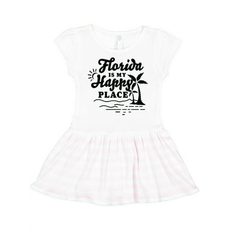 Inktastic Florida is My Happy Place with Palm Trees Gift Toddler Girl Dress
Inktastic Florida is My Happy Place with Palm Trees Gift Toddler Girl Dress