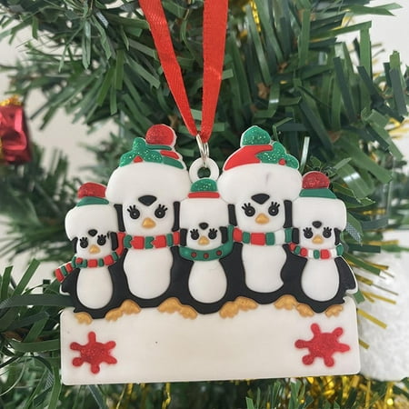 Penguin Family Christmas DIY Tree Ornament with Lanyard DIY Creative Design Animal Pendants for Windows Fireplace
Penguin Family Christmas DIY Tree Ornament with Lanyard DIY Creative Design Animal Pendants for Windows Fireplace
