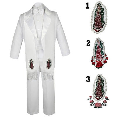 Baby Toddler Boy Christening Baptism Formal Tail White Tuxedo Suit Stole Sm-20
Baby Toddler Boy Christening Baptism Formal Tail White Tuxedo Suit Stole Sm-20