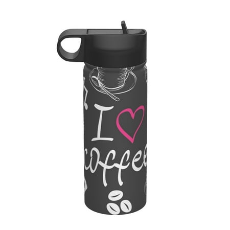 Daiia I Love Coffee Printed 18oz Sports Insulated Kettle With Straw Water Bottle For Running Hiking Cycling Climbing Mens Woman S Sports Water Bottle
Daiia I Love Coffee Printed 18oz Sports Insulated Kettle With Straw Water Bottle For Running Hiking Cycling Climbing Mens Woman S Sports Water Bottle