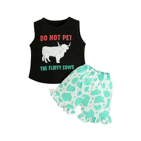 Girl Clothes Sleeveless Letter Cow Print Vest Tops Shorts 2Pcs Summer Outfits&Set Summer Outfits
Girl Clothes Sleeveless Letter Cow Print Vest Tops Shorts 2Pcs Summer Outfits&Set Summer Outfits