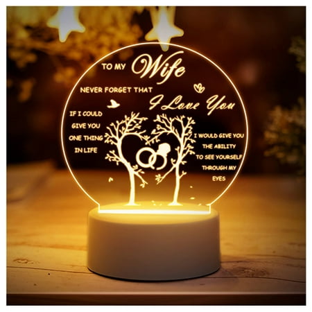 Acrylic USB Engraved Night Light Express Your Love To Your Wife Birthday Gifts For Best Friends
Acrylic USB Engraved Night Light Express Your Love To Your Wife Birthday Gifts For Best Friends