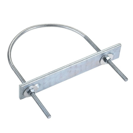 Uxcell 116mm Inner Width 163mm Length Round U-Bolt Steel M6 1 Set