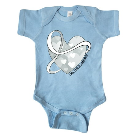 Inktastic Lung Cancer Awareness White Ribbon Around Heart Gift Baby Boy or Baby Girl Bodysuit
Inktastic Lung Cancer Awareness White Ribbon Around Heart Gift Baby Boy or Baby Girl Bodysuit