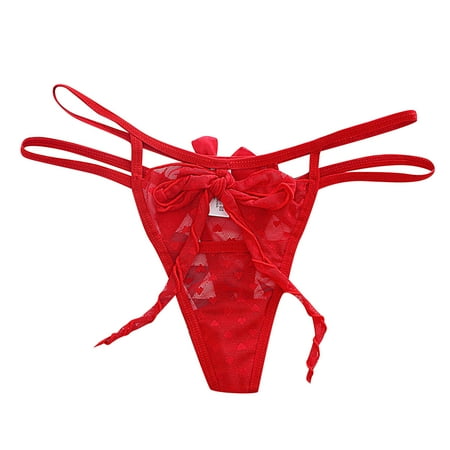 Pack of Panties Bikini Womens Underwear Lace Ladies Lace Transparent Underwear Low Waist Seamless T Pants Lace Up Bowknot Underwear for Womens Cotton
Pack of Panties Bikini Womens Underwear Lace Ladies Lace Transparent Underwear Low Waist Seamless T Pants Lace Up Bowknot Underwear for Womens Cotton