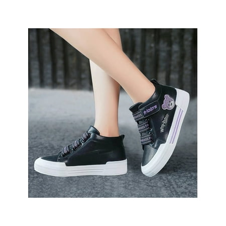 Kesitin Girl s Lightweight Non-slip Round Toe Walking Shoes Girls Running Breathable Magic Tape Flat Flats Black 11C
Kesitin Girl s Lightweight Non-slip Round Toe Walking Shoes Girls Running Breathable Magic Tape Flat Flats Black 11C