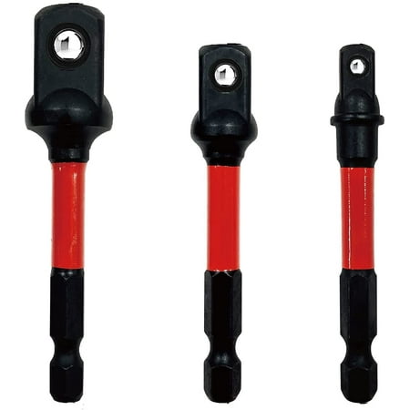 Black Jack 3-Piece 1/4 3/8 and 1/2 Drive Impact Rated Torsion Socket Adaptor Set 1/4 Hex Shank R03ISG
Black Jack 3-Piece 1/4 3/8 and 1/2 Drive Impact Rated Torsion Socket Adaptor Set 1/4 Hex Shank R03ISG