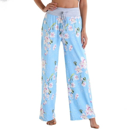 Women s Comfy Casual Pajama Pants Floral Print Drawstring Palazzo Lounge Pants Wide Leg Loose
Women s Comfy Casual Pajama Pants Floral Print Drawstring Palazzo Lounge Pants Wide Leg Loose