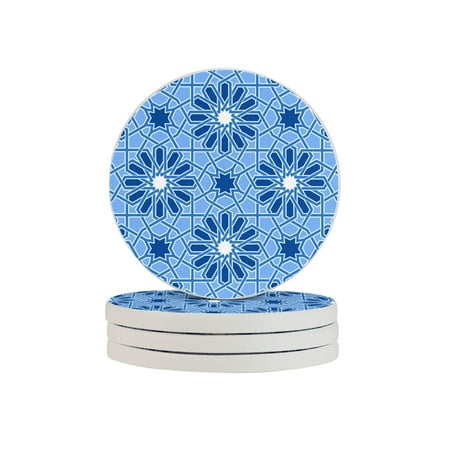 Circular Drink Coasters Set Seamless Flower Pattern Beautiful Home Decor Diatomite Heat-Resistant Diatomite Protect Table Countertop
Circular Drink Coasters Set Seamless Flower Pattern Beautiful Home Decor Diatomite Heat-Resistant Diatomite Protect Table Countertop