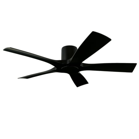 Aviator Indoor and Outdoor 5-Blade Smart Flush Mount Ceiling Fan 54in Matte Black with Remote Control (Light Kit Sold Separately)
Aviator Indoor and Outdoor 5-Blade Smart Flush Mount Ceiling Fan 54in Matte Black with Remote Control (Light Kit Sold Separately)