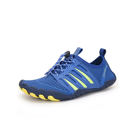 Fangasis Unisex Aqua Socks Barefoot Water Shoes Quick Dry Beach Shoe Womens Mens Sneakers Yoga Breathable Swim Royal Blue 10
Fangasis Unisex Aqua Socks Barefoot Water Shoes Quick Dry Beach Shoe Womens Mens Sneakers Yoga Breathable Swim Royal Blue 10