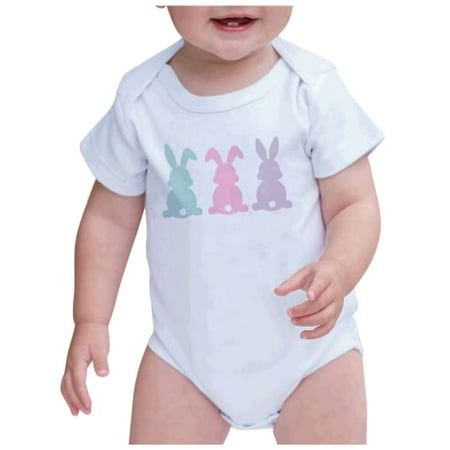 7 ate 9 Apparel Kid s Happy Easter Shirts - Three Bunnies White Onepiece 6-12 Months
7 ate 9 Apparel Kid s Happy Easter Shirts - Three Bunnies White Onepiece 6-12 Months