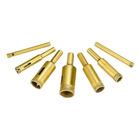 7Pcs Titanium Plating High-speed Steel Spiral Drill Bits for Glassing Opening and Marble Boring Drill Accessories Electric Drill
7Pcs Titanium Plating High-speed Steel Spiral Drill Bits for Glassing Opening and Marble Boring Drill Accessories Electric Drill