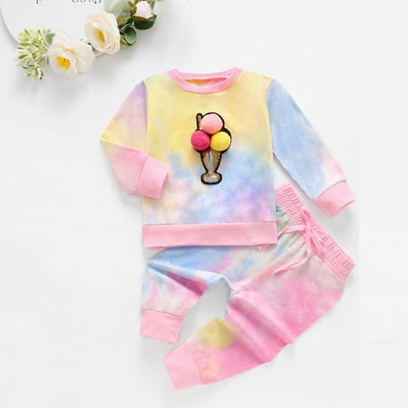 Augper Toddler Pajamas Fall Winter Clearance Toddler Kids Girls Rainbow Tie-Dyed Tops+Pants Pajamas Sleepwear Outfits
Augper Toddler Pajamas Fall Winter Clearance Toddler Kids Girls Rainbow Tie-Dyed Tops+Pants Pajamas Sleepwear Outfits