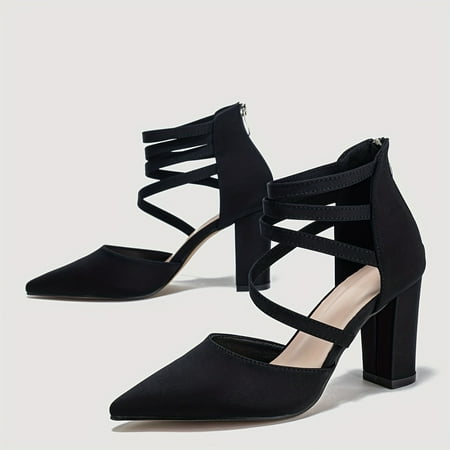 Women s All-Match Party & Prom Shoes Block Heeled Sandals Pointed Toe Ankle Strap Back Zipper High Heels
Women s All-Match Party & Prom Shoes Block Heeled Sandals Pointed Toe Ankle Strap Back Zipper High Heels