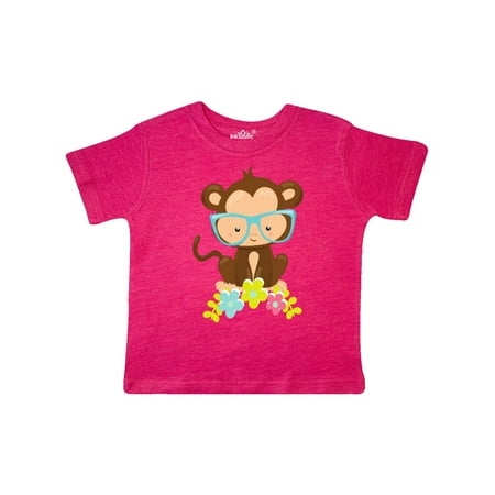 Inktastic Cute Monkey With Eyeglasses Colorful Flowers Gift Toddler Boy or Toddler Girl T-Shirt
Inktastic Cute Monkey With Eyeglasses Colorful Flowers Gift Toddler Boy or Toddler Girl T-Shirt