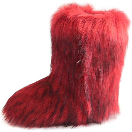 Women s Faux fur Boot Furry Fluffy Short Snow Boot Mid-Calf Boots Warm Comfortable Outdoor Flat Shoes
Women s Faux fur Boot Furry Fluffy Short Snow Boot Mid-Calf Boots Warm Comfortable Outdoor Flat Shoes