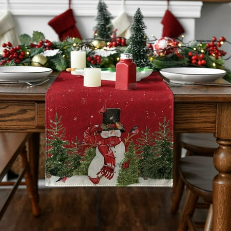 Christmas Table Runner Outdoor Table Runner Non-Slip and Washable Dining Table Runner Decorative Christmas Table Decoration for Christmas Table Decoration Holiday Party Living Room Decor
Christmas Table Runner Outdoor Table Runner Non-Slip and Washable Dining Table Runner Decorative Christmas Table Decoration for Christmas Table Decoration Holiday Party Living Room Decor