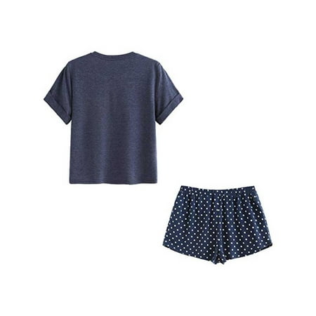 Women s Casual Cat Shorts Short Sleeve Ruffled T-Shirt Sleepwear Nightwear Set pajamas for women woman s pajamas womens pajamas
Women s Casual Cat Shorts Short Sleeve Ruffled T-Shirt Sleepwear Nightwear Set pajamas for women woman s pajamas womens pajamas