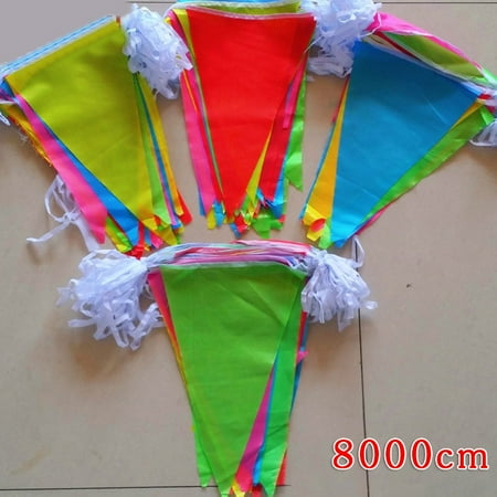 Hayafir 5 Colors Bunting 80M Celebration Party Holiday Decoration Triangle String Flags
Hayafir 5 Colors Bunting 80M Celebration Party Holiday Decoration Triangle String Flags