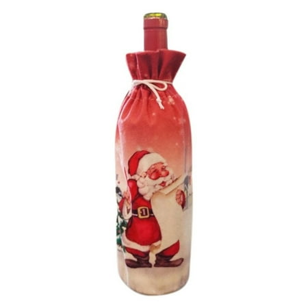 Christmas Wine Bottle Cover Drawstring Bags For Home Hotel Restaurant Decoration Santa Claus
Christmas Wine Bottle Cover Drawstring Bags For Home Hotel Restaurant Decoration Santa Claus
