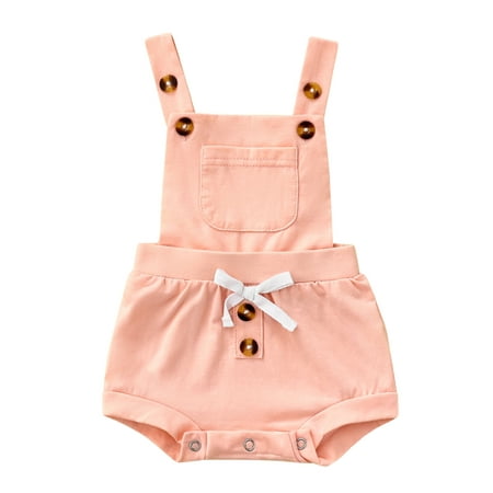 Suanret Newborn Baby Girls Boys Romper Sleeveless Square Neck Front Pockets Patchwork Summer Shorts Jumpsuit Pink 12-18 Months
Suanret Newborn Baby Girls Boys Romper Sleeveless Square Neck Front Pockets Patchwork Summer Shorts Jumpsuit Pink 12-18 Months