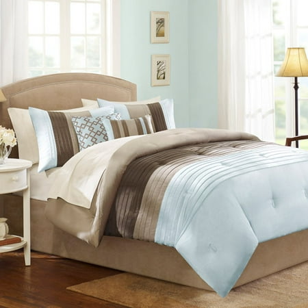 Better Homes and Gardens Pleated 5-Piece Bedding Comforter Set