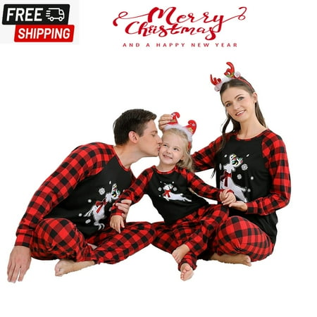 Gueuusu Matching Family Pajamas Sets Long Sleeve Christmas Reindeer Plaid Pjs Kids Holiday Sleepwear Homewear
Gueuusu Matching Family Pajamas Sets Long Sleeve Christmas Reindeer Plaid Pjs Kids Holiday Sleepwear Homewear