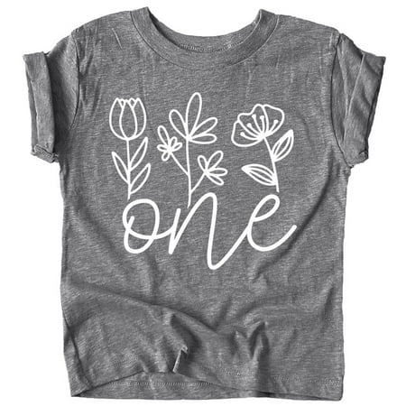 One Floral 1st Birthday Shirt for Baby Girls First Birthday Outfit Granite Heather Shirt 18 Months
One Floral 1st Birthday Shirt for Baby Girls First Birthday Outfit Granite Heather Shirt 18 Months