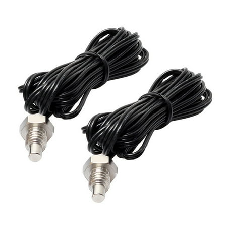 FTjfrsbc 2x NTC 10K Thermistor Temperature Sensor Thread Probe Cable 2m