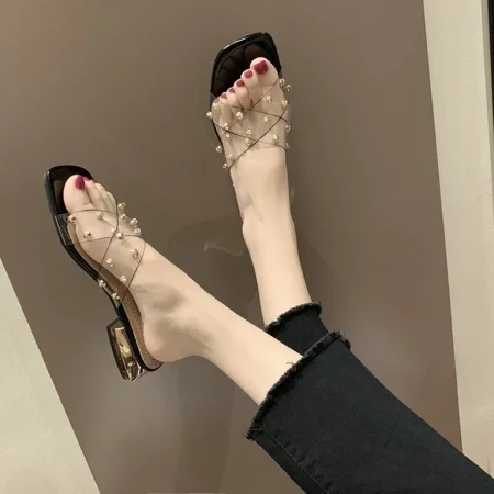 Open Toe Slides Outside Sexy Black Shoes Job Transparent Low Heel Clear Women s Slippers and Ladies Sandals Sale on Promotion G
Open Toe Slides Outside Sexy Black Shoes Job Transparent Low Heel Clear Women s Slippers and Ladies Sandals Sale on Promotion G
