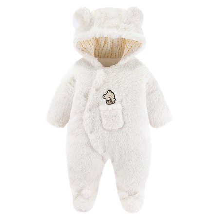 YWDJ 0-12 Months One Piece Outfit Newborn Girls Boys Warm Ears Cartoon Bear Overall Rompers Hooded Jumpsuit Beige 6-9 Months
YWDJ 0-12 Months One Piece Outfit Newborn Girls Boys Warm Ears Cartoon Bear Overall Rompers Hooded Jumpsuit Beige 6-9 Months