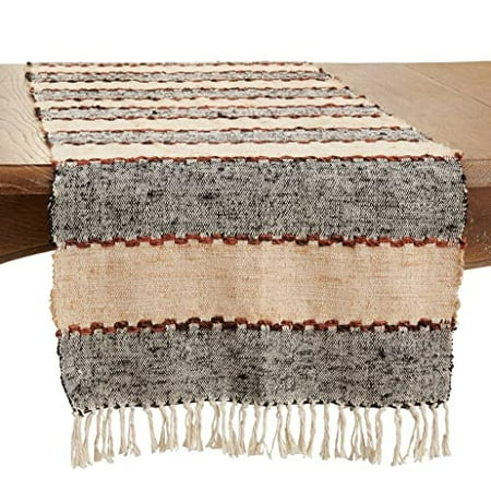 Fennco Styles Woven Striped Fringe Cotton Table Runner 16 W x 72 L – Multicolored Rustic Table Cover for Home Décor Dining Table Banquets Everyday Use and Special Events
Fennco Styles Woven Striped Fringe Cotton Table Runner 16 W x 72 L – Multicolored Rustic Table Cover for Home Décor Dining Table Banquets Everyday Use and Special Events