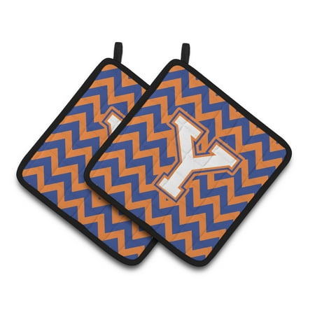 Carolines Treasures CJ1060-YPTHD Letter Y Chevron Blue and Orange 3 Pair of Pot Holders 7.5HX7.5W multicolor
Carolines Treasures CJ1060-YPTHD Letter Y Chevron Blue and Orange 3 Pair of Pot Holders 7.5HX7.5W multicolor