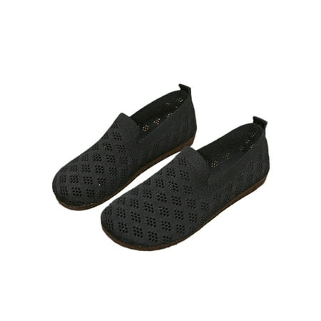 Lacyhop Ladies Walking Shoe Mesh Casual Shoes Cutout Flats Driving Lightweight Loafers Breathable Slip On Black 6.5
Lacyhop Ladies Walking Shoe Mesh Casual Shoes Cutout Flats Driving Lightweight Loafers Breathable Slip On Black 6.5