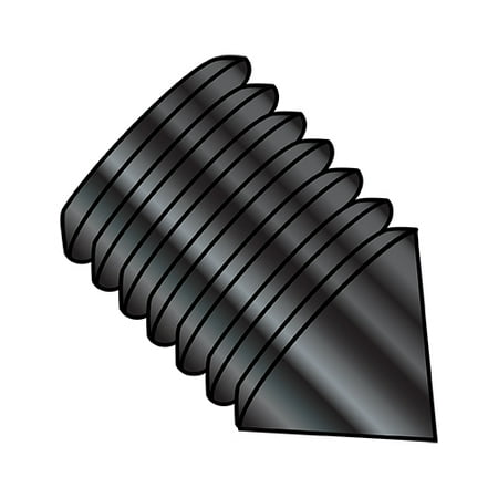 8-32X1/4 Coarse Thread Socket Set Screw Cone Point Plain (Pack Qty 100) BC-0804SSN