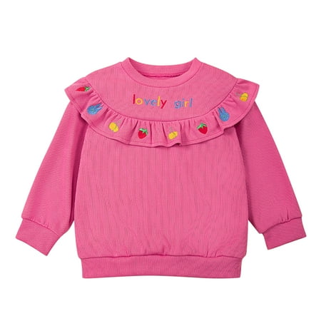 Sweatshirt for Girls size 7-8 Kids Girls Autumn and Winter Letter Embroidery Printed Hoodless Sweatshirt Tops Children s Clothing Breathable Sweat Wicking and Warm Hoodie Hot Pink 7Y
Sweatshirt for Girls size 7-8 Kids Girls Autumn and Winter Letter Embroidery Printed Hoodless Sweatshirt Tops Children s Clothing Breathable Sweat Wicking and Warm Hoodie Hot Pink 7Y