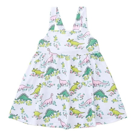 Utoimkio Baby Girl Dresses Sleeveless Casual Dresses for Girls Toddler Kids Baby Girls Summer White Dinosaur Print Strap Dress
Utoimkio Baby Girl Dresses Sleeveless Casual Dresses for Girls Toddler Kids Baby Girls Summer White Dinosaur Print Strap Dress