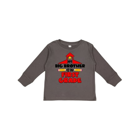 Inktastic My Big Brother is in First Grade School House with Bell Gift Toddler Boy or Toddler Girl Long Sleeve T-Shirt
Inktastic My Big Brother is in First Grade School House with Bell Gift Toddler Boy or Toddler Girl Long Sleeve T-Shirt