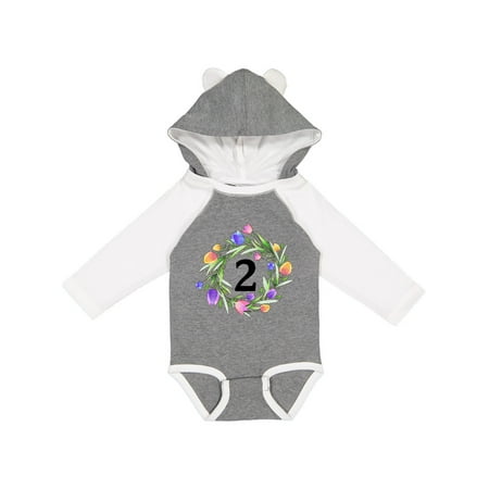 Inktastic 2nd Birthday Tulip Flower Wreath Gift Baby Boy or Baby Girl Long Sleeve Bodysuit
Inktastic 2nd Birthday Tulip Flower Wreath Gift Baby Boy or Baby Girl Long Sleeve Bodysuit
