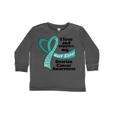 Inktastic Ovarian Cancer Awareness I Love and Support My Half Sister Gift Toddler Boy or Toddler Girl Long Sleeve T-Shirt
Inktastic Ovarian Cancer Awareness I Love and Support My Half Sister Gift Toddler Boy or Toddler Girl Long Sleeve T-Shirt