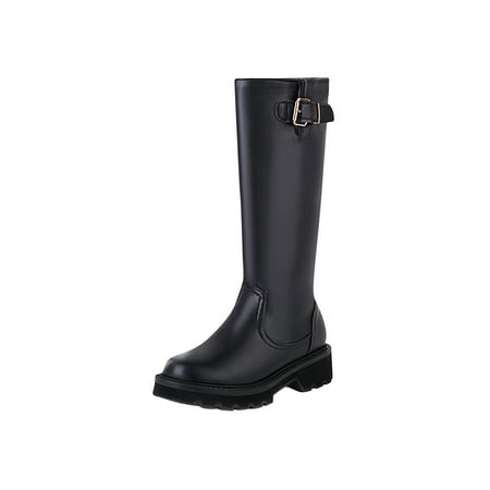 Boots Deals 2022 Juebong Women s Winter Leather Belt Buckle High Tube Flat Bottom Round Head Side Zipper Boots
Boots Deals 2022 Juebong Women s Winter Leather Belt Buckle High Tube Flat Bottom Round Head Side Zipper Boots
