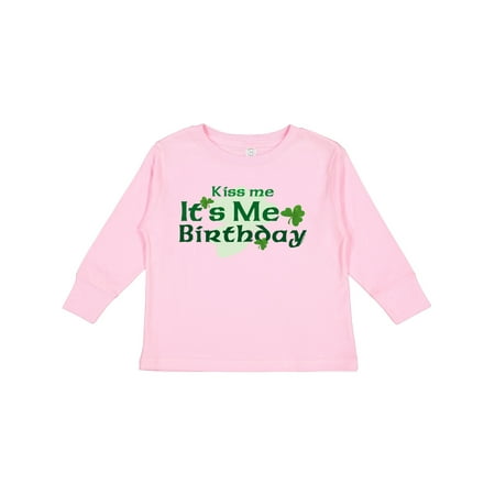 Inktastic Kiss Me Irish Birthday Gift Toddler Boy or Toddler Girl Long Sleeve T-Shirt
Inktastic Kiss Me Irish Birthday Gift Toddler Boy or Toddler Girl Long Sleeve T-Shirt