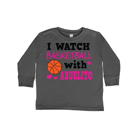 Inktastic I Watch Basketball with Abuelito Gift Toddler Toddler Girl Long Sleeve T-Shirt
Inktastic I Watch Basketball with Abuelito Gift Toddler Toddler Girl Long Sleeve T-Shirt