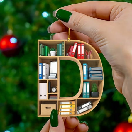 TAIAOJING Book Lovers Heart Shaped Bookshelf Pendant Acrylic Ornament
TAIAOJING Book Lovers Heart Shaped Bookshelf Pendant Acrylic Ornament